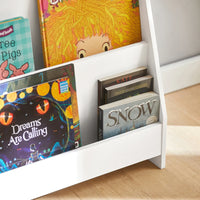 Weißes Kinderbücherregal zur Bücheraufbewahrung Lilla Kids
